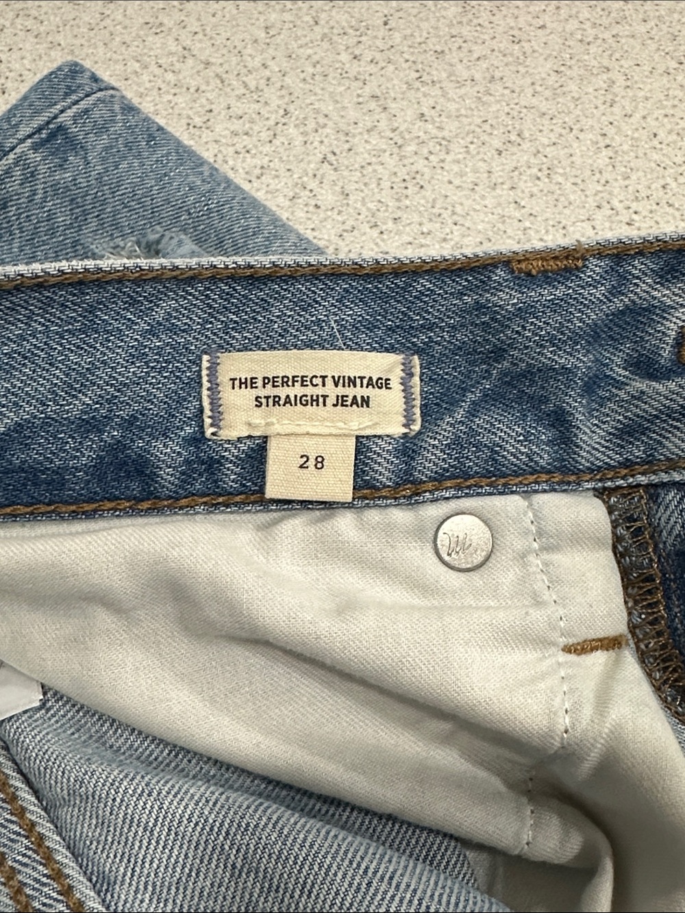 Madewell Light Blue Straight women’s Jeans - Picture 4 of 5